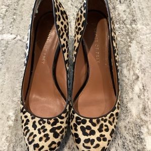 Size 9 Shoes of Prey leopard block heels